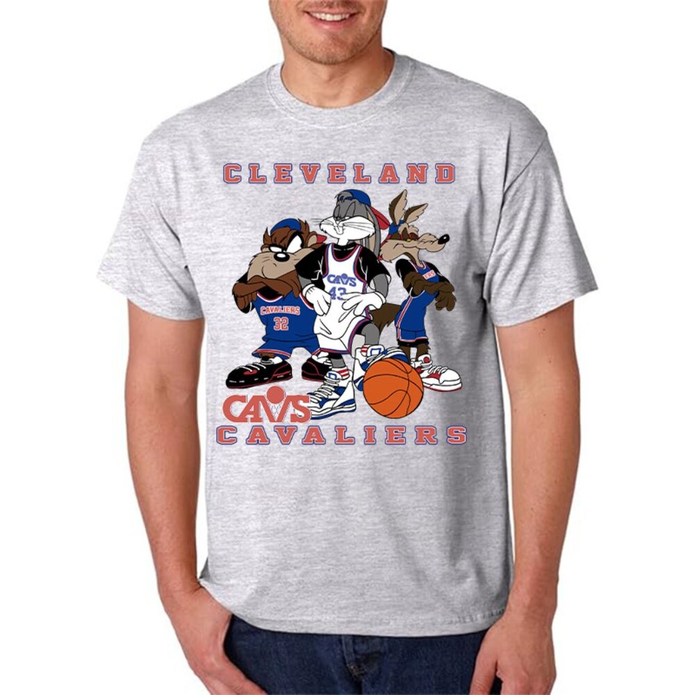 Vintage Style Cleveland Cavaliers Looney Tunes T-shirt